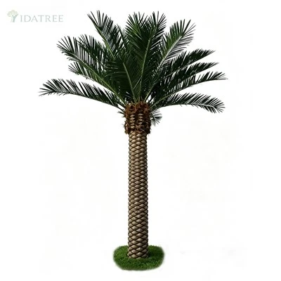 Large Artificial Date Palm Tree for Commercial Landscape